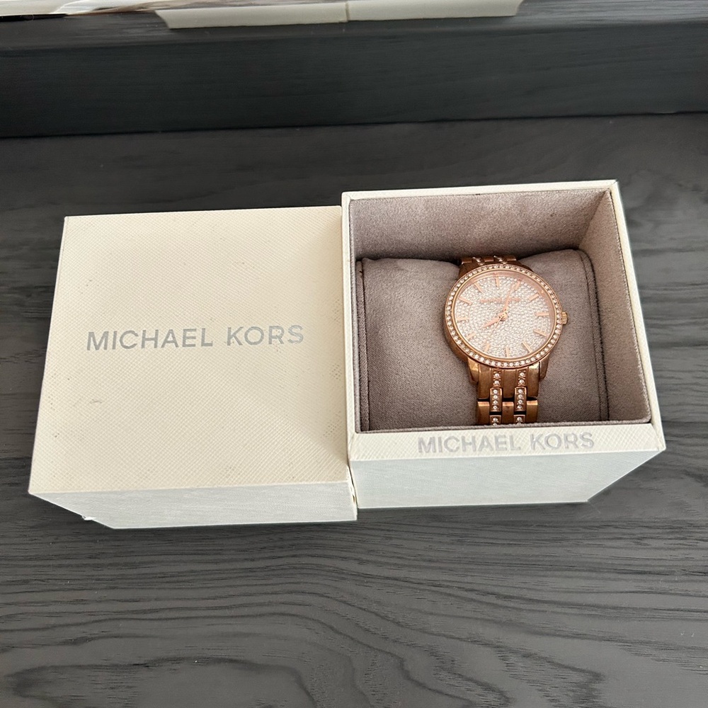 Michael Kors Rose gold watch